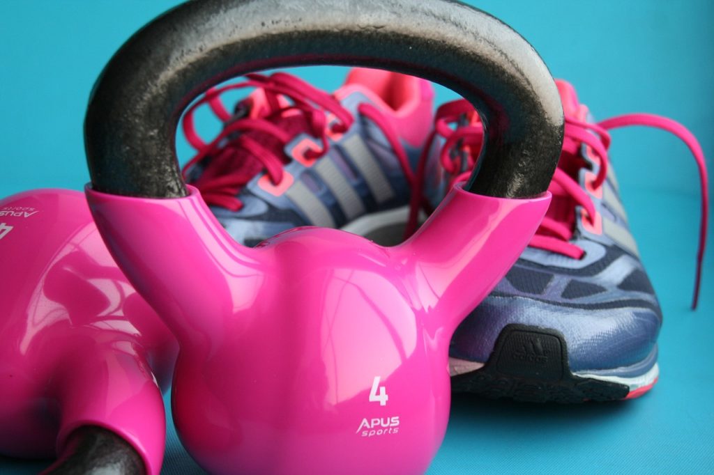 fitness, gym, kettlebells